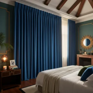 Sapphire Jacquard Curtain
