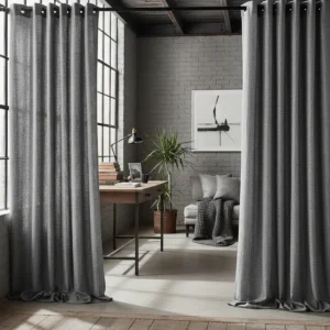 Industrial Linen Drape