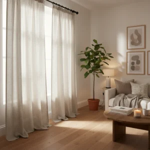 Oatmeal Linen Drape