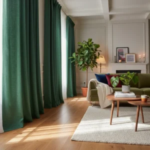 Raw Silk Drape Panel