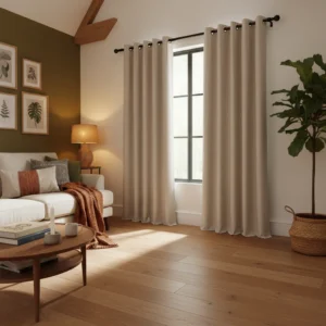 Bohemian Linen Curtain