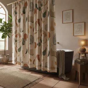 Bohemian Abstract Curtain