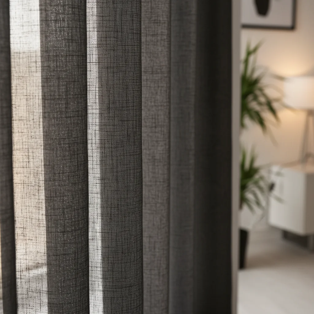 Onyx Geometric Voile Panel - Image 2