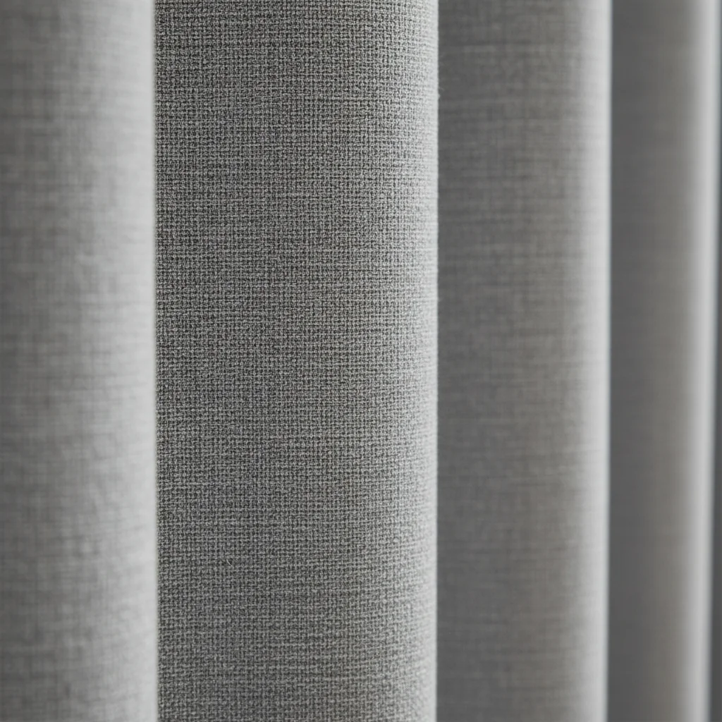 Modern Blackout Grey Curtain - Image 2