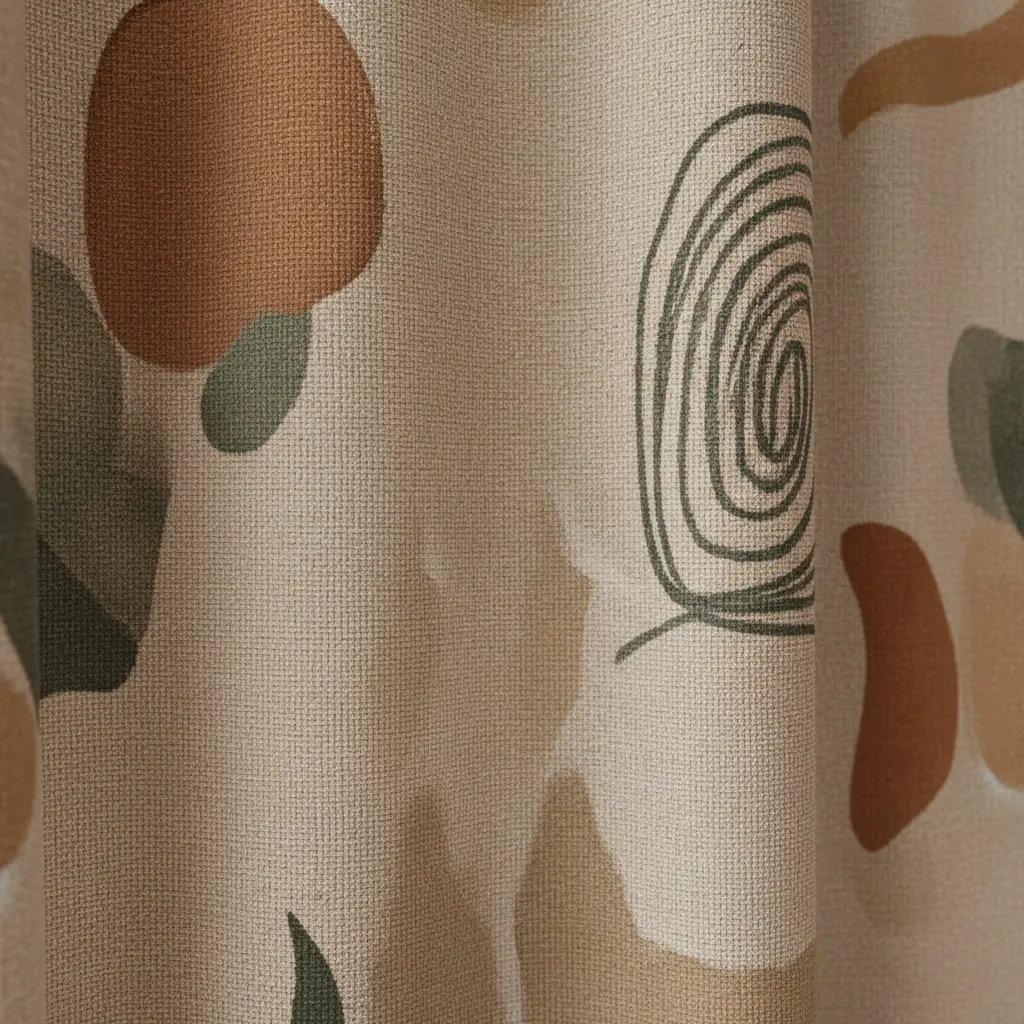 Bohemian Abstract Curtain - Image 2
