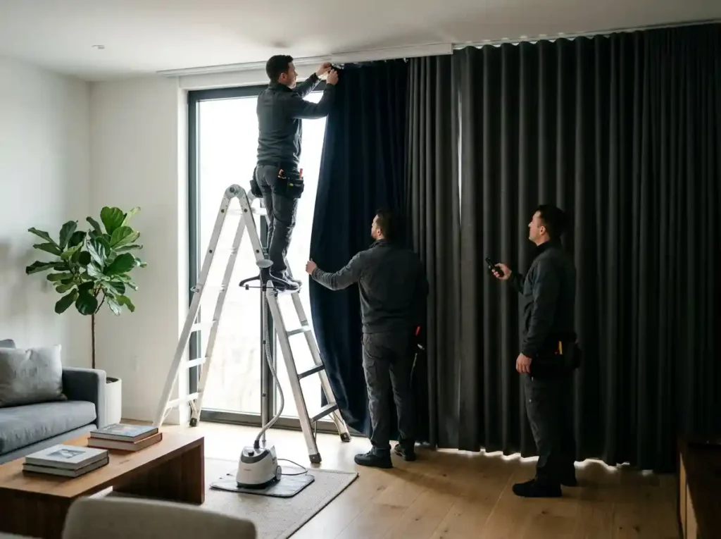 Blackout Curtain Installation Service