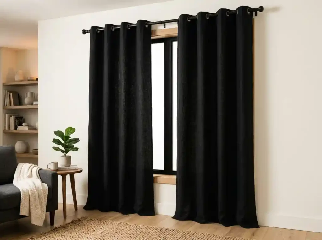 Blackout Linen Curtains