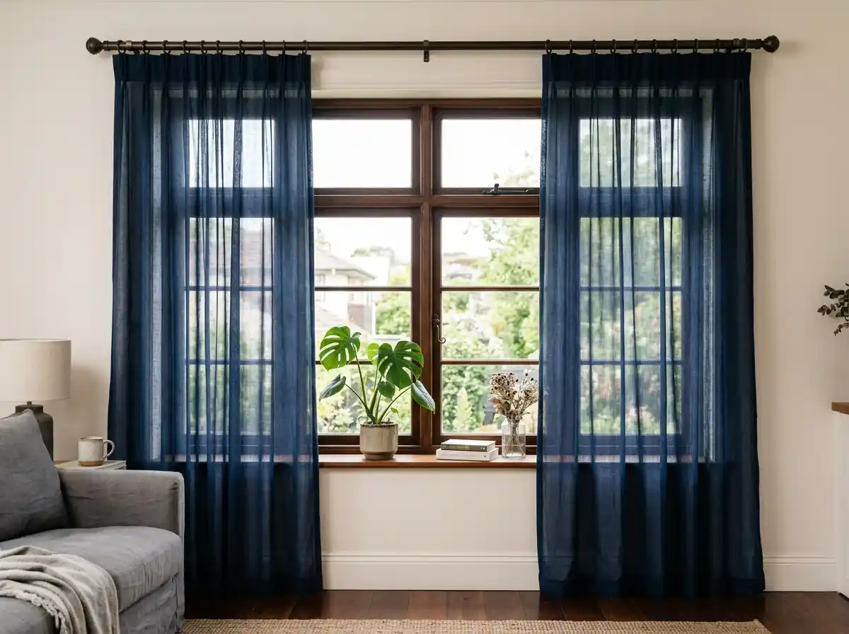 Custom-Fitted Sheer Curtains Dubai