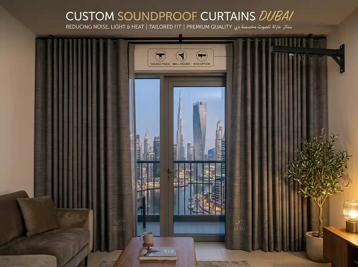 Custom Soundproof Curtains Dubai