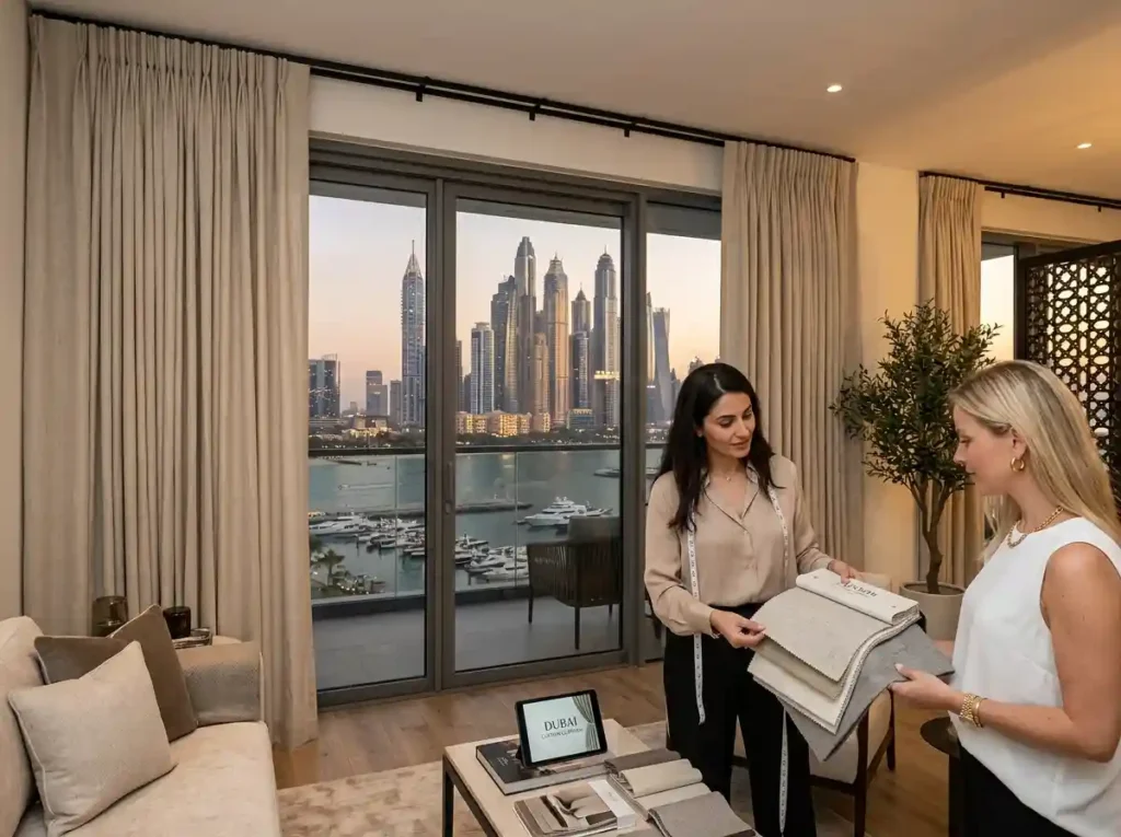 Customization of Linen Curtains Dubai