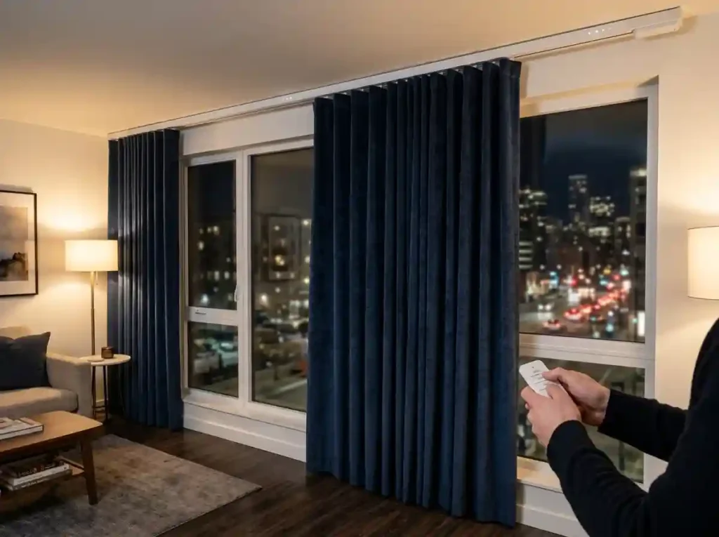 Motorized Soundproof Curtains