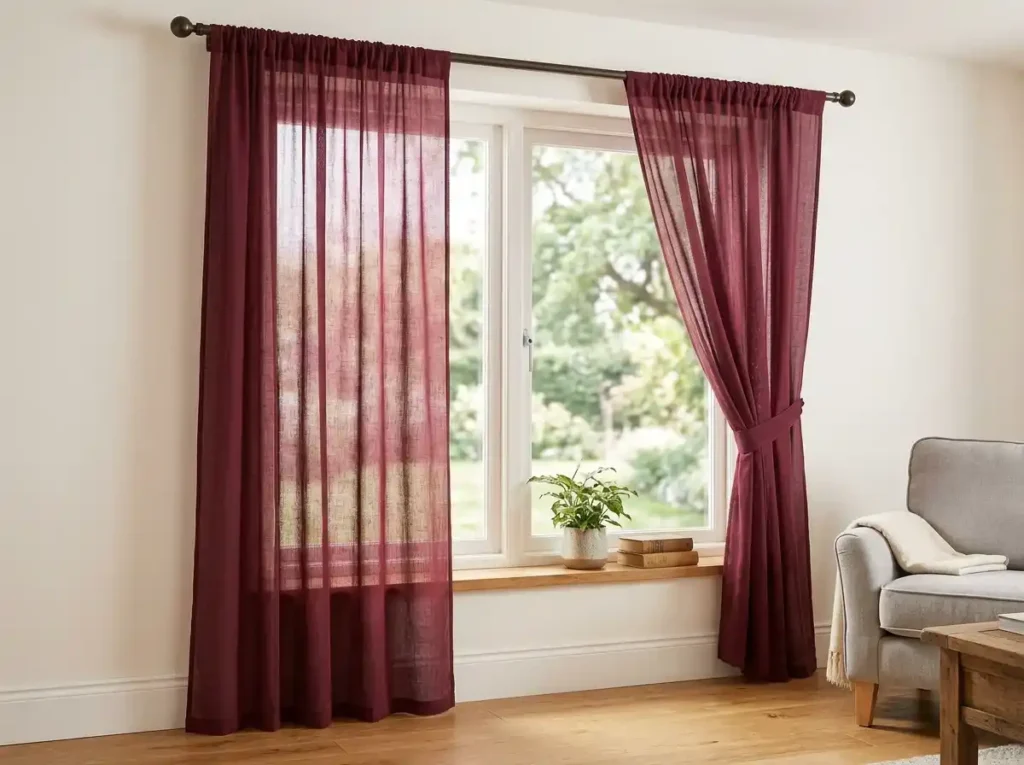 Sheer Cotton Curtains UAE