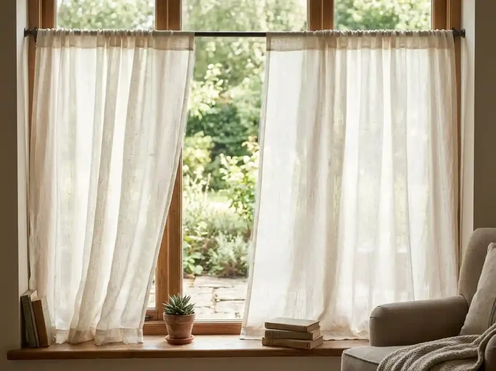 Sheer Linen Curtains