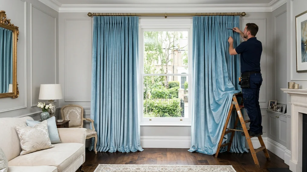 Premium curtains installation Dubai