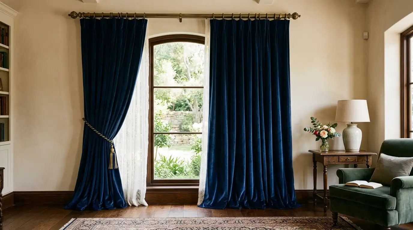 velvet curtains Dubai