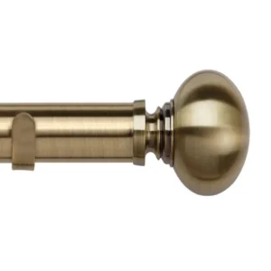 35mm Globe Eyelet Pole Antique Brass
