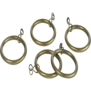 Antique Brass Metal Curtain Rings