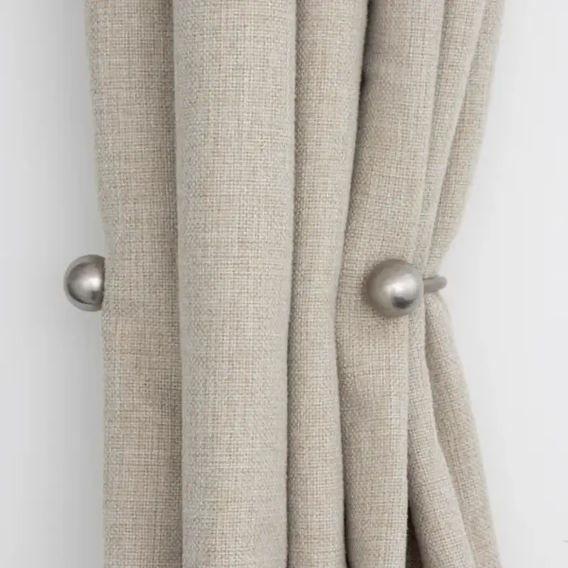 Ball Double Layer Stainless Steel Curtain Tieback