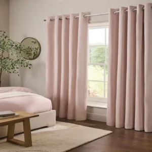 Blush Pink Premium Blackout Thermal Curtains