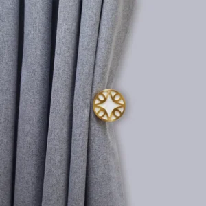 Brushed Gold Curtain Single Holdback