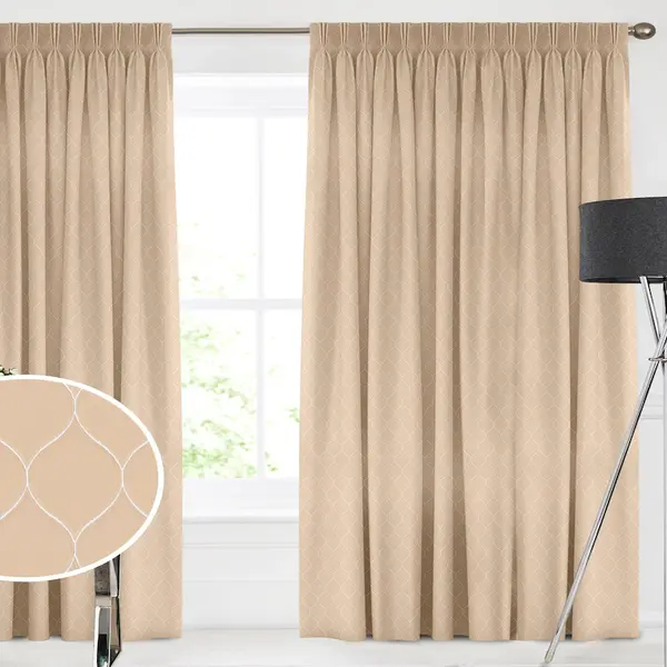 Champagne Gold Salli Curtains