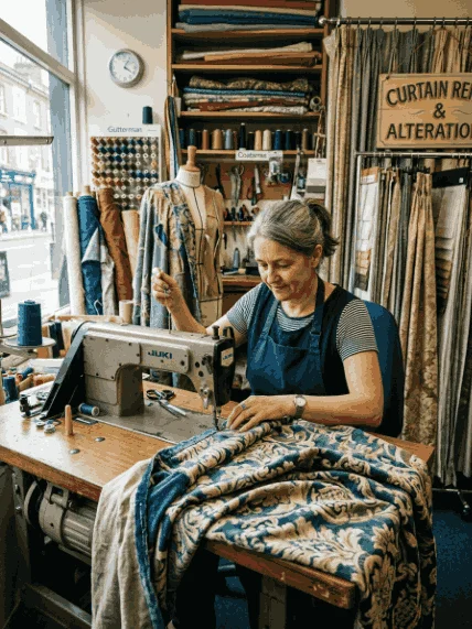 Curtain repairing and alteration service in Dubai