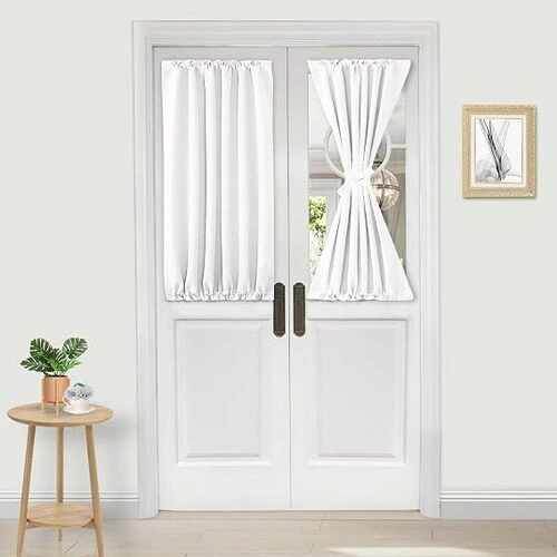 DWCN French Door Rod Pocket Thermal Curtain