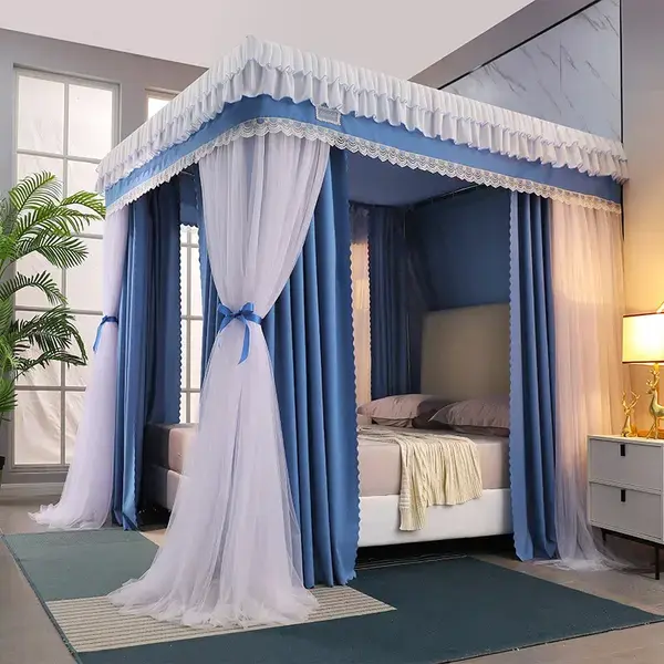 Double Pole Bunk Bed Curtain
