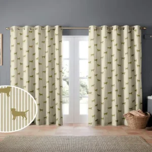 Emily Bond Gold Marley Curtains