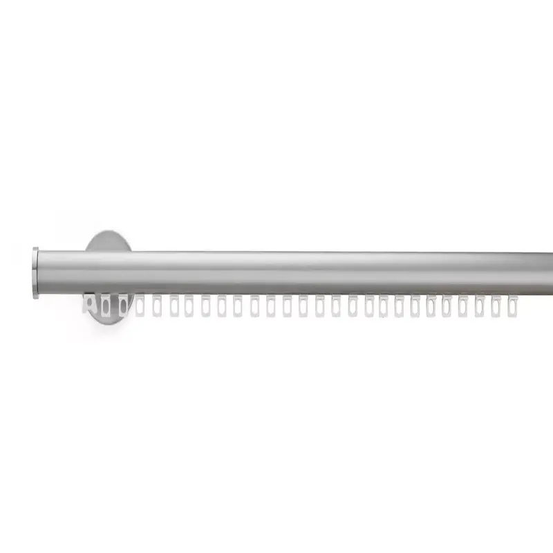 Home Chrome Curtain Track - 200cm
