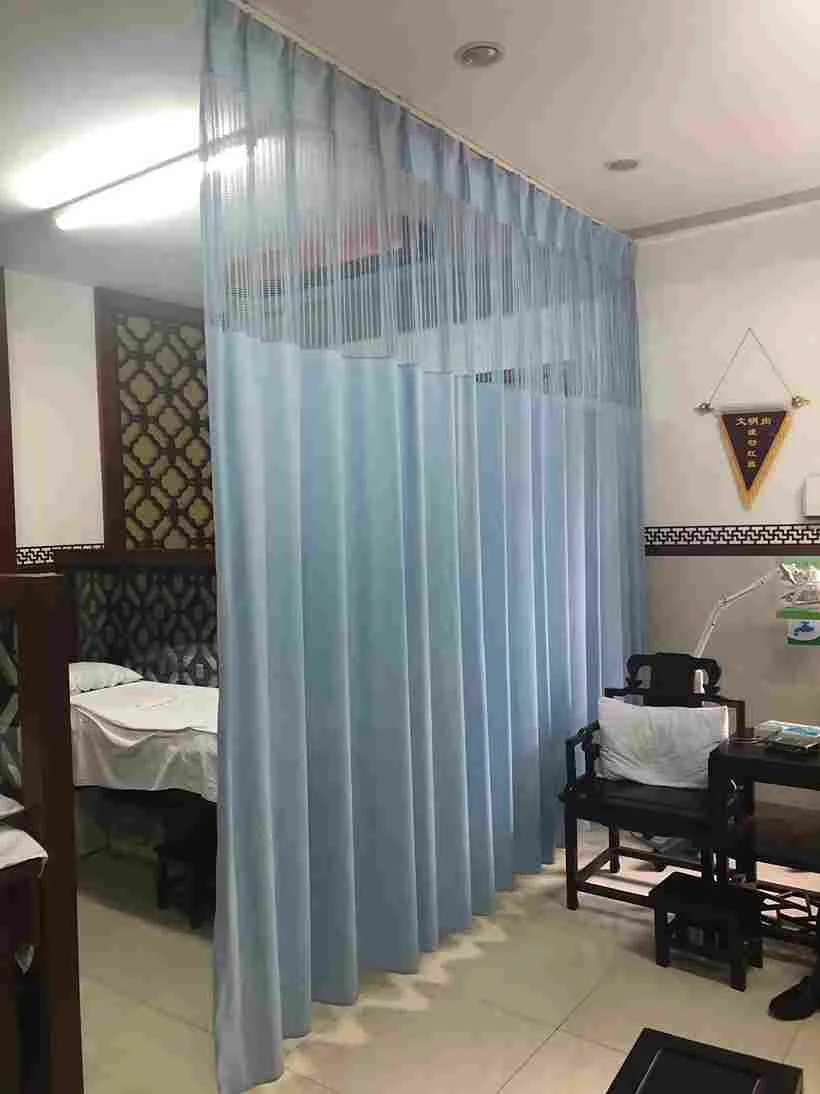 Inherently Fr Antibacterial Hospital Medical Cubicle Curtain