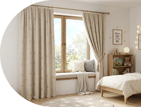 Kids room curtain Dubai