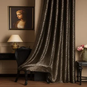 Leopard Chenille Curtain