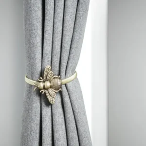 Magnetic Metal Bee Curtain Tieback