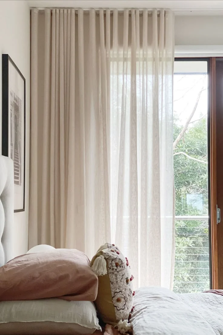 Off White Bedroom Curtains UAE