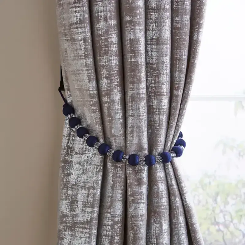 Opulence Crystal Navy Blue Tieback