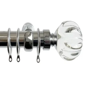 28mm Vivien Chromen Curtain Pole