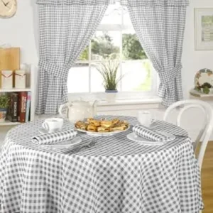 Pencil Pleat Kitchen Curtains