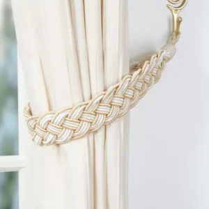 Plaited Cream Clour Tieback