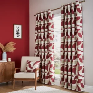 Sawyer Jacquard Eyelet Curtains