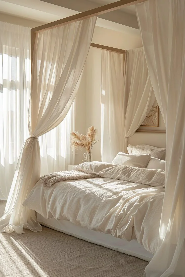 Sheer curtains for King bed in UAE