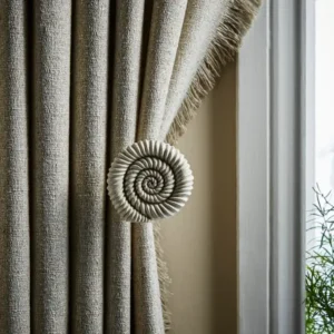 Stainless Steel Ammonite Curtain Dresser