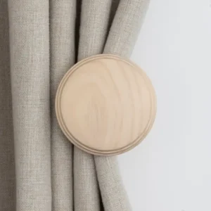Washed Oak Wooden Curtain Dresser