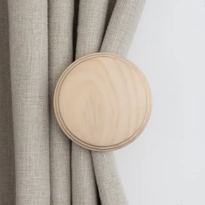 Washed Oak Wooden Curtain Dresser