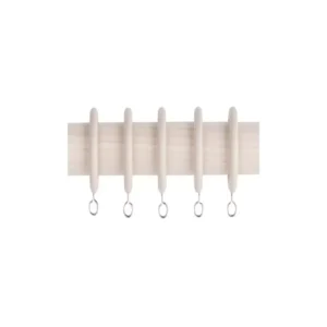 White 20 pack Curtain Rings