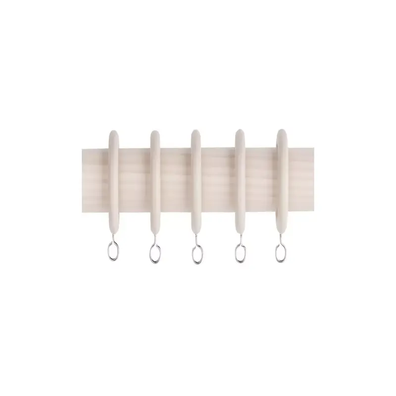 White 20 pack Curtain Rings