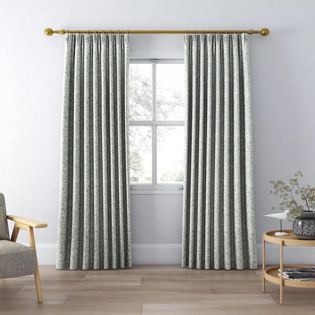 Woodland Fable Weave Leaves Curtain