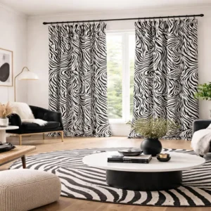Zebra Print Curtains