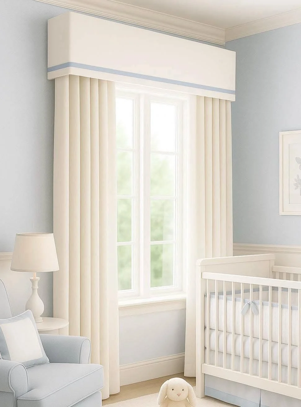 off white nursery curtain UAE