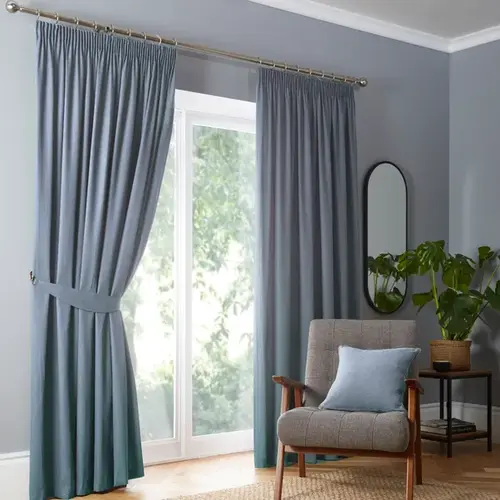Soft and Durable Polycotton Composition Dijon Curtain